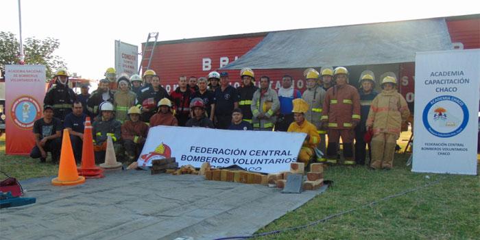 Bomberos de Chaco Se capacitan en Rescate Vehicular Liviano