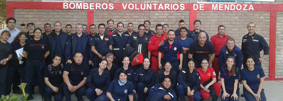 Bomberos voluntarios de Mendoza se capacitaron en Psicología de la Emergencia