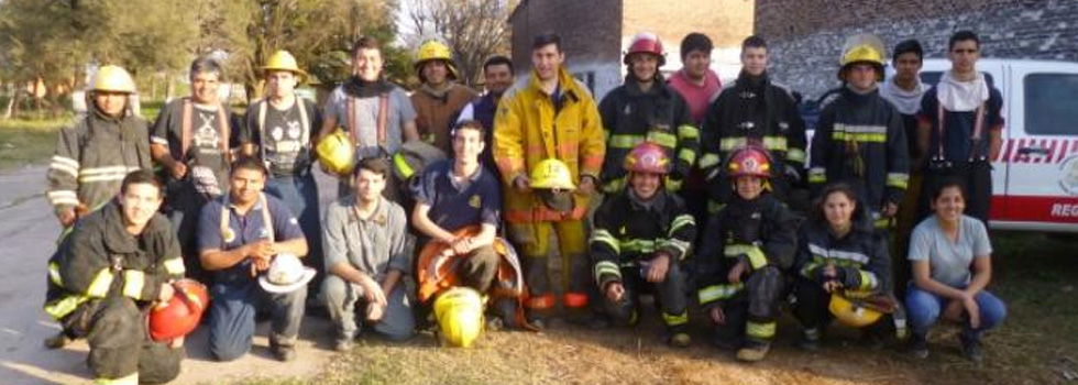 Bomberos Voluntarios de Chaco se capacitaron en Incendios Estructurales