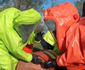 Los bomberos voluntarios de La Pampa se capacitaron en materiales peligrosos