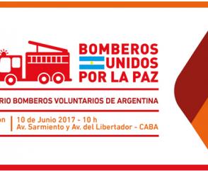 Bomberos Unidos por la Paz. Caravana 133 Aniversario Bomberos Voluntarios de Argentina