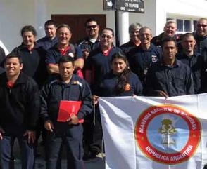 Los bomberos voluntarios de Corrientes recibieron una capacitación a cargo del Departamento Seguridad del Bombero