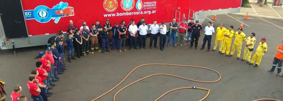 Encuentro Internacional de bomberos de la Triple Frontera