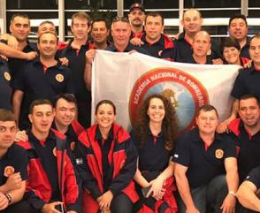 Bomberos argentinos se capacitan en España