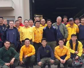 Los bomberos de Agrupación Serrana se capacitaron en Psicología de la Emergencia