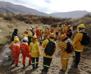 Bomberos Voluntarios de Tucumán se capacitaron en Incendios Forestales