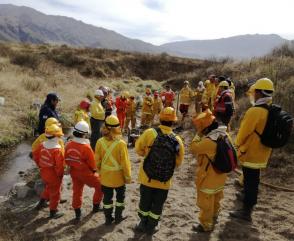 Bomberos Voluntarios de Tucumán se capacitaron en Incendios Forestales