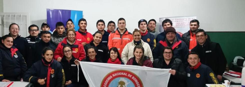 Bomberos de San Luis se capacitaron en Psicología de la Emergencia