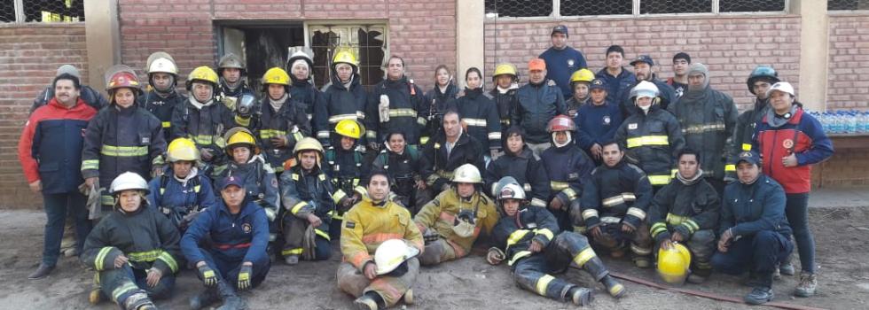 Capacitación del Departamento de Incendios Estructurales en Catamarca