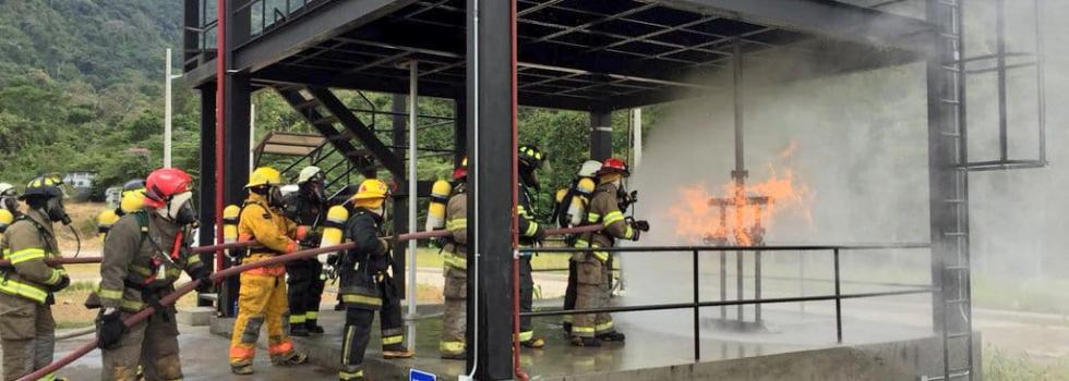 Curso OBA Control de Incendios Industriales: la experiencia en Guayaquil