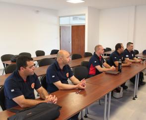 Instructores de la ANB participaron de capacitación dictada por bomberos franceses