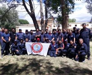 Los bomberos voluntarios de Catamarca se capacitaron en Rescate con Cuerdas