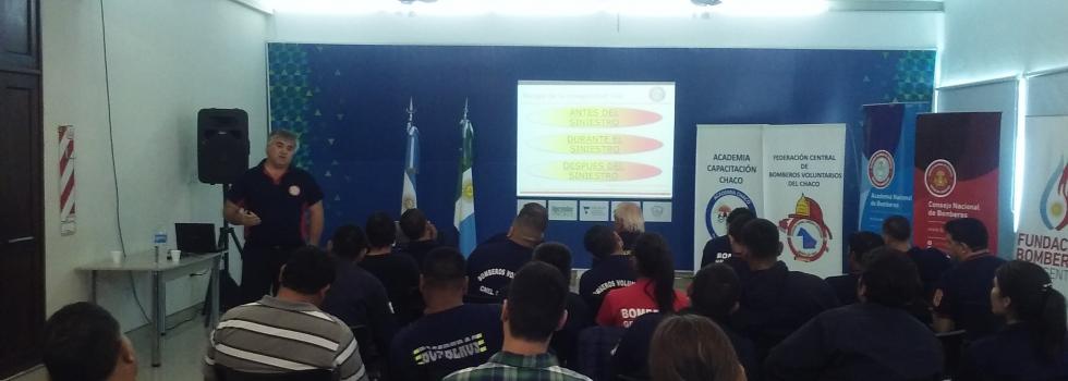 Curso de Seguridad del Bombero para dirigentes de la Federación Chaco