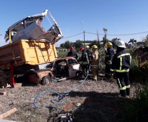 Capacitación del Departamento de Rescate Vehicular en Santa Fe