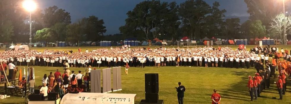 Más de 2000 futuros bomberos llegaron a Oncativo para el 15º Encuentro Nacional de Cadetes