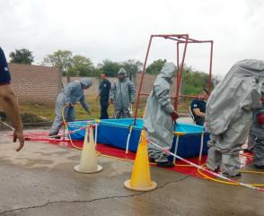 Bomberos de Chaco se capacitaron en Materiales Peligrosos