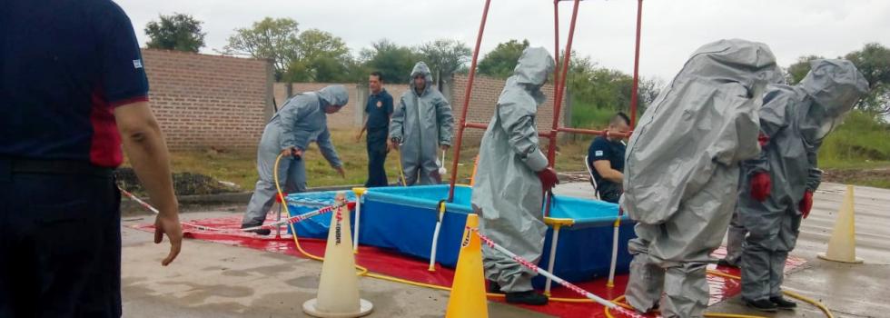 Bomberos de Chaco se capacitaron en Materiales Peligrosos