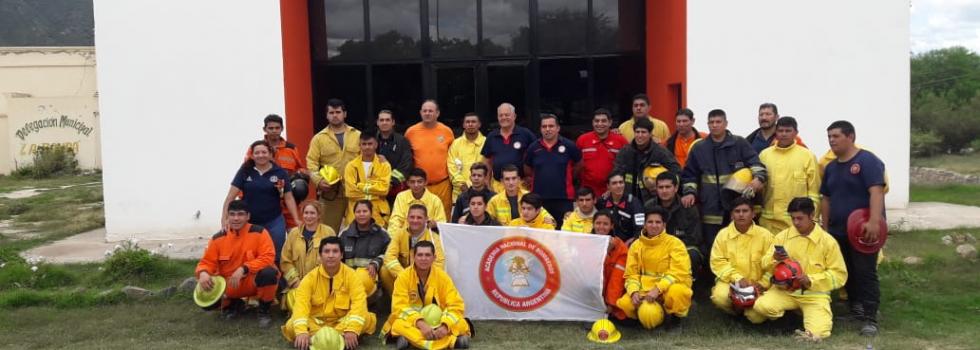 Capacitación del Departamento de Incendios Forestales en Catamarca