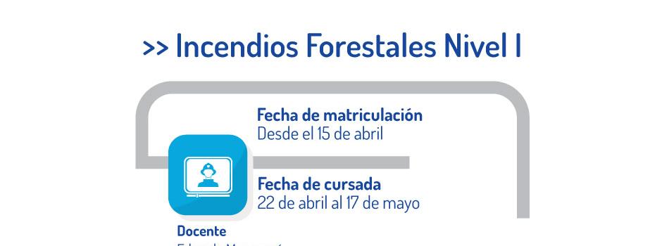 Capacitación Virtual: arranca la matriculación del curso de Incendios Forestales