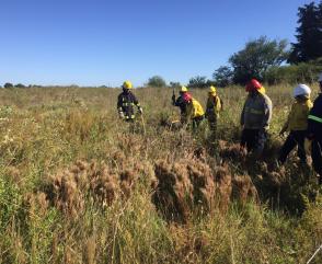 Bomberos de Santa Fe se capacitaron en Incendios Forestales