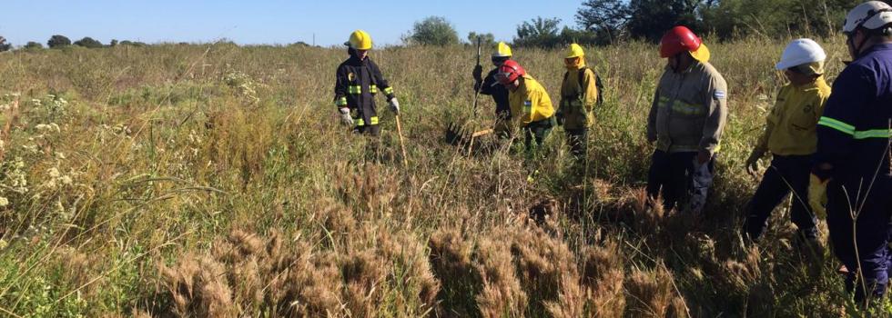 Bomberos de Santa Fe se capacitaron en Incendios Forestales