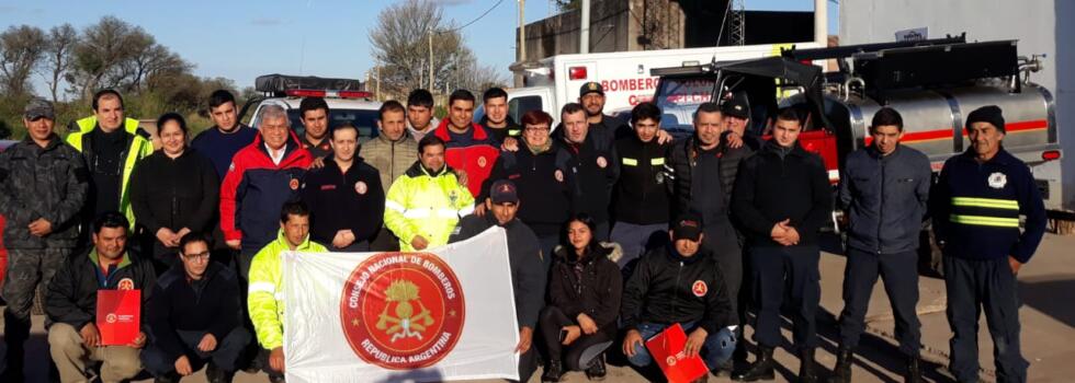 Curso de Socorrismo para los bomberos de Chaco