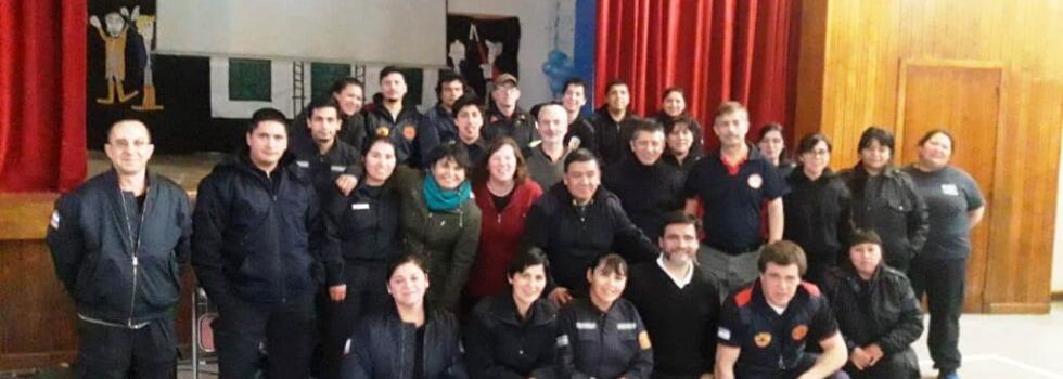 Bomberos de Chubut se capacitan en Psicología de la Emergencia