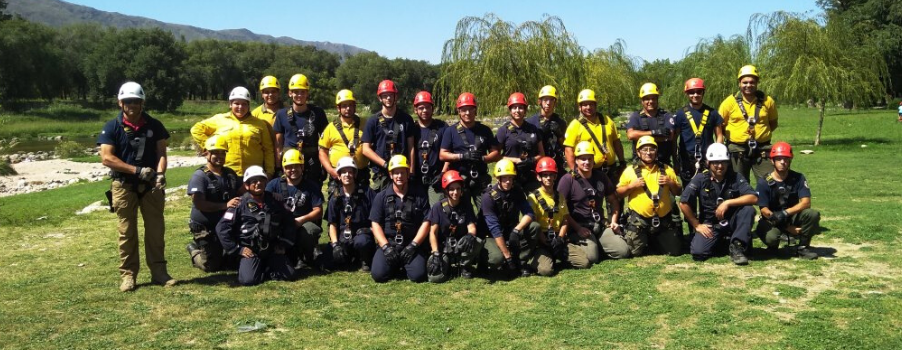 Capacitación en Rescate con cuerdas