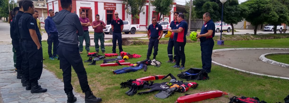 Capacitación de Rescate Acuático y Buceo en San Luis