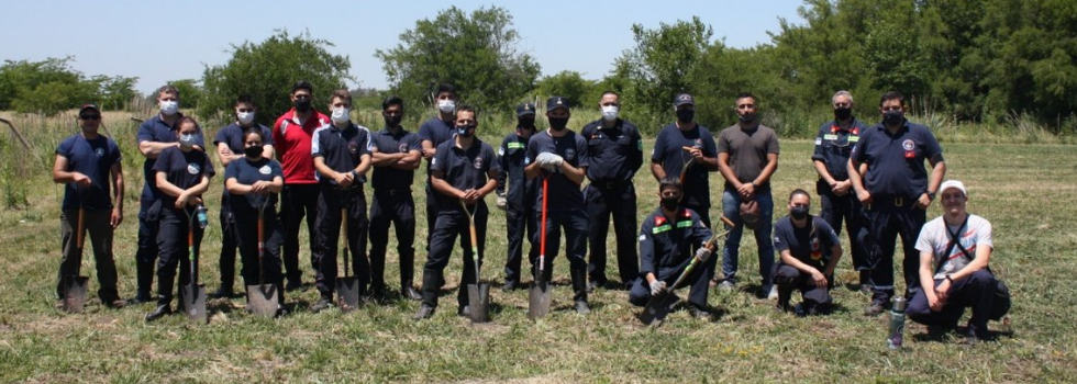 Forestación en el Centro Nacional de Entrenamiento