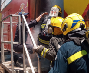 Los Bomberos Voluntarios en JIDE