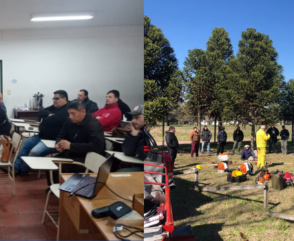 Capacitación de Socorrismo e Incendios Forestales a personal de la FCAyF