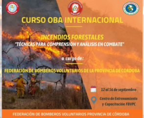 Curso “Incendios Forestales. Técnicas para la comprensión y análisis en el combate” (1° instancia)
