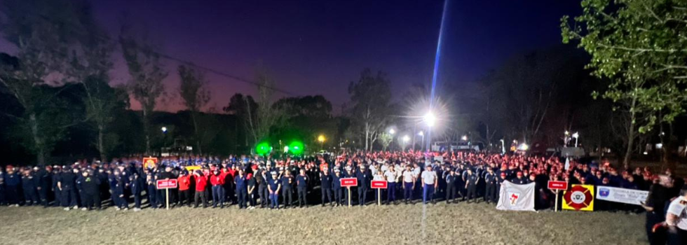 Más de 1700 futuros Bomberos se reúnen en El Trapiche para el 16° Encuentro Nacional de Cadetes