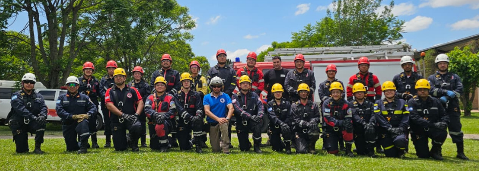 Rescate con cuerdas en 03 de junio